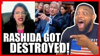 Rashida Talib Has MELTDOWN After Jamie Dimon WRECKS Her On Climate Change