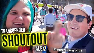 Beautiful Trans Woman Gives Alex Stein Shoutout At City Hall!