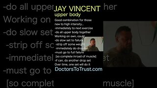Ray Vincent. slow exercise; quick between exercises