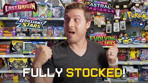 Front & Back Fully Stocked!! (*HUGE* Pokémon Card Restock at Walmart)