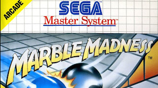 Marble Madness Title Screen.