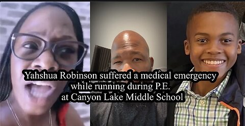 Yahshua Robinson suffered a medical emergency while running during P.E. at Canyon Lake Middle School