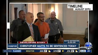 Chris Watts will be sentenced Monday for murders