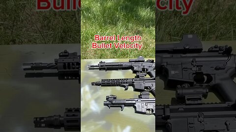 The effect of barrel length on bullet velocity