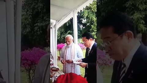Japan PM eating Golgappa with PM Modi❤️ Bharat ka rahne wala hoon #shortsvideo #shortsvideo #modi 1