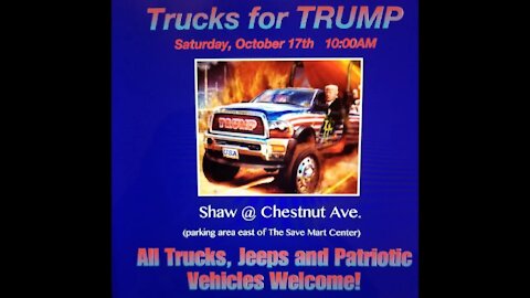 Trucks for TRUMP Rally October 2020
