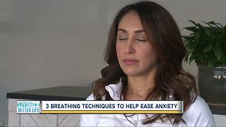 Breathing techniques to help ease anxiety