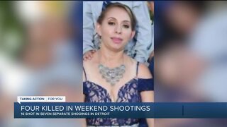 Four killed in weekend shootings