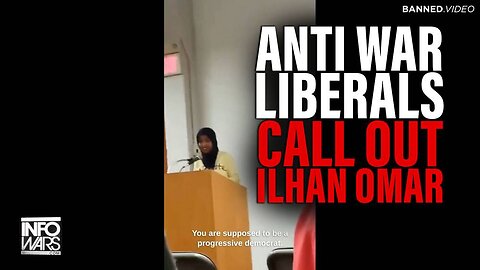 Ilhan Omar Event Disrupted by Anti-War Liberals As Democrat Events Continue To Get Protested