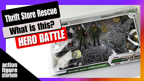 Thrift Store Toy Rescues | Hero Battle Military Model Simulation Action Figure Set