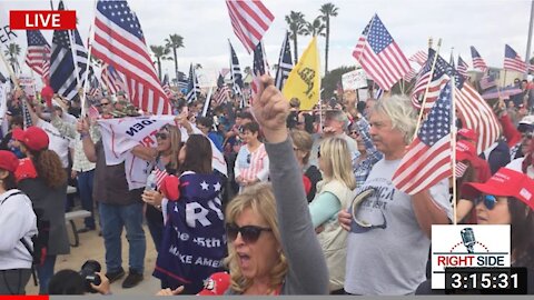 Pro Trump Celebration in West Palm Beach, FL on Presidents’ Day 2/15/21 RSBN