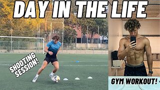 Back To Full Fitness & Shooting Session! Day In The Life Of A Footballer!