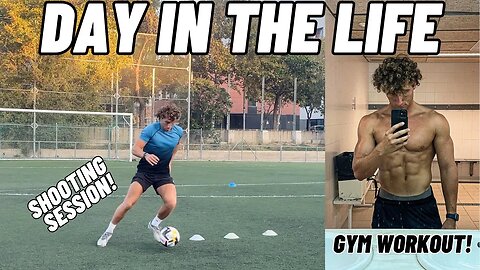 Back To Full Fitness & Shooting Session! Day In The Life Of A Footballer!