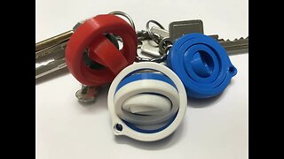 3D printed fidgetable keychain