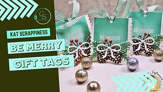 DIY Festive Gift Tags Tutorial | Easy & Elegant Holiday Crafting