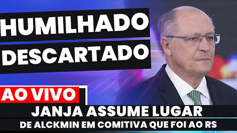 Urgente:ALKMIN DESCARTADO POR LULA - NEM PRA VICE SERVE! PF FAZ OPERAÇÃO CONTRA MILITARES