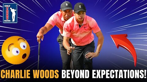 🔴 AMAZING! THE MEDIA SURRENDERS TO THE TALENT AND DOMINANCE OF CHARLIE WOODS! 🚨 GOLF NEWS