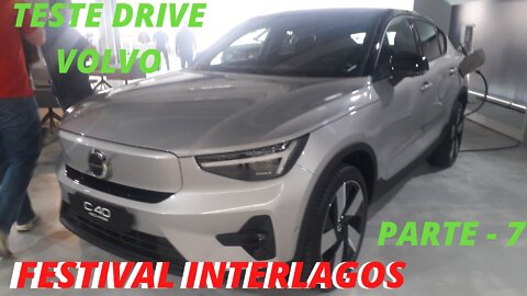 FESTIVAL INTERLAGOS PARTE 7 (TESTE DRIVE VOLVO C40 RECHARGE), 400 CV COM TORQUE INSTANTÂNEO, ANIMAL.