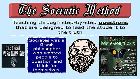 The Socratic Method - One Great Work Warriors Roundtable