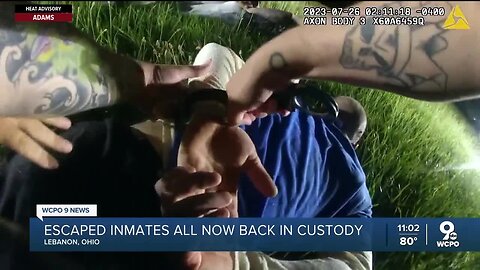 VIDEO: Inmates back in custody after escaping from Lebanon facility
