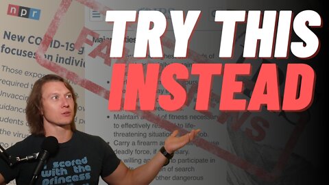 (Ep. 108) - FIGHT STATISM WITH THIS ONE EASY TRICK - Covid Guidelines Change Again - IRS Shenanigans