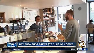 Bay Area shop brews $75 cups of coffee