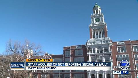 East High School staffers, including ex-principal, charged with failing to report alleged rape