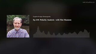 Ep 210: Polarity Analysis - with Tim Shannon