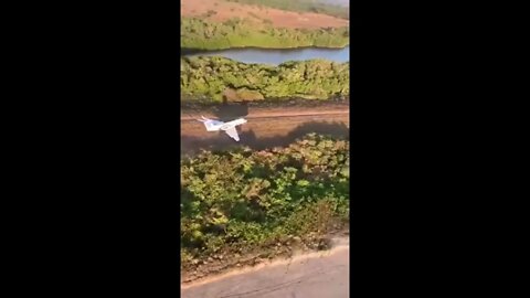 Video Private Jet Fully Loaded Escapes Helicopter
