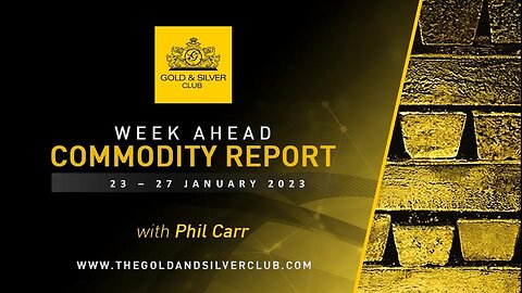 WEEK AHEAD COMMODITY REPORT: Gold, Palladium & Crude Oil Price Forecast: 23 - 27 January 2023