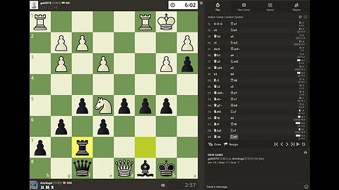 Daily Chess play - 1324 - Blind on the crossboard play and more defensive errors.