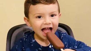 Boy passes 'Don't Eat It Challenge' with distinction