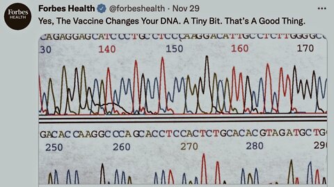 SCIENTIFIC STUDY CONFIRMS PFIZER’S COVID VACCINE ALTERS HUMAN DNA | 04.05.2022