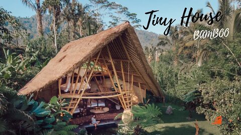 Comfort and Tranquility at One with Nature - Tiny House Bamboo in Bali | Eco Bamboo Home