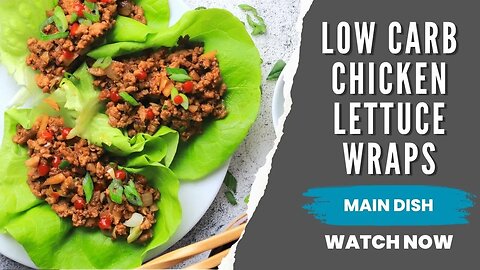 Keto PF Changs Chicken Lettuce Wraps | Low Carb Recipe