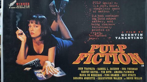"Pulp Fiction" (1994) Directed by Quentin Tarantino