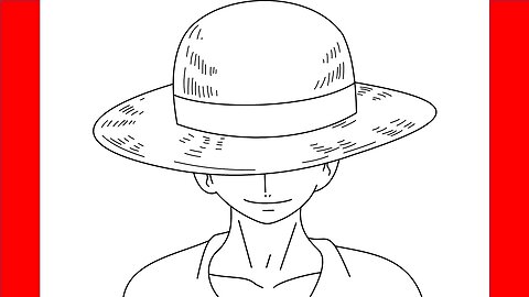 How To Draw Monkey D. Luffy From One Piece - Step By Step Drawing