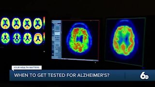 When to get tested for Alzheimer's