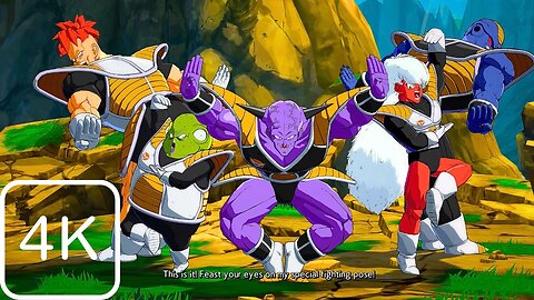 [4K] Captain Ginyu VS Kid Buu | DRAGON BALL FIGHTERZ