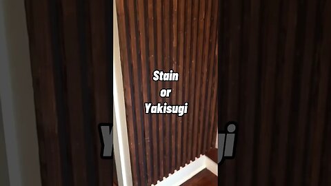 Comment what you think! #shorts #woodworking #stain #yakisugi