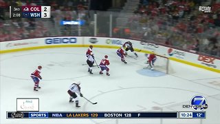 Capitals beat Avalanche 3-4 Thursday night