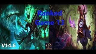 Ranked Game 13 Thresh Vs Lulu Support League Of Legends V14.6