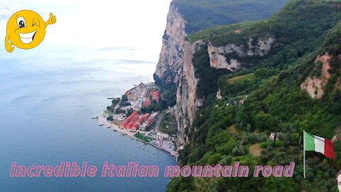 incredible italian mountain road/full hd video