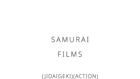 Samurai films