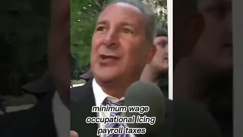 Peter Schiff - Government limits jobs