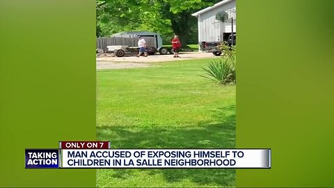 Man accused of exposing himself to children in LaSalle neighborhood