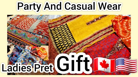 Party And Casual Wear| Ladies Pret| Dresses| A Gift From Canada 🇨🇦 Brands| Branded Clothes| USA 🇺🇸