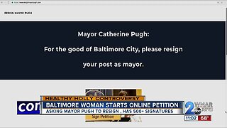 Petition calls for Mayor Catherine Pugh's resignation
