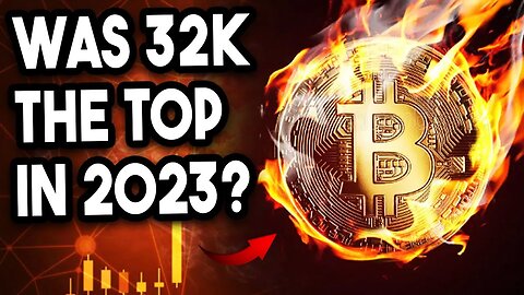 Bitcoin & Alts Just CRASHED, But Is The 2023 Melt-Up Actually Over?