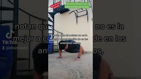 Día 24 de 50 push-ups todos los días por un mes